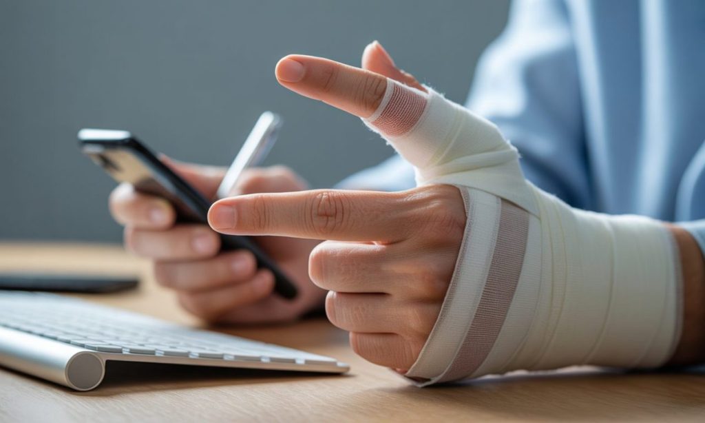 découvrez les conseils médicaux et les précautions à prendre pour travailler en toute sécurité avec une fracture du doigt.